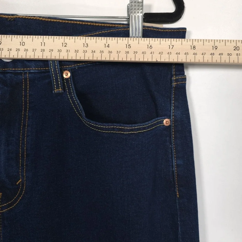 LEVI'S 502 Mens New Taper Jeans W34 L30 Dark Wash Stretch 29507-3197